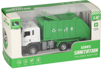 garbage truck light sound