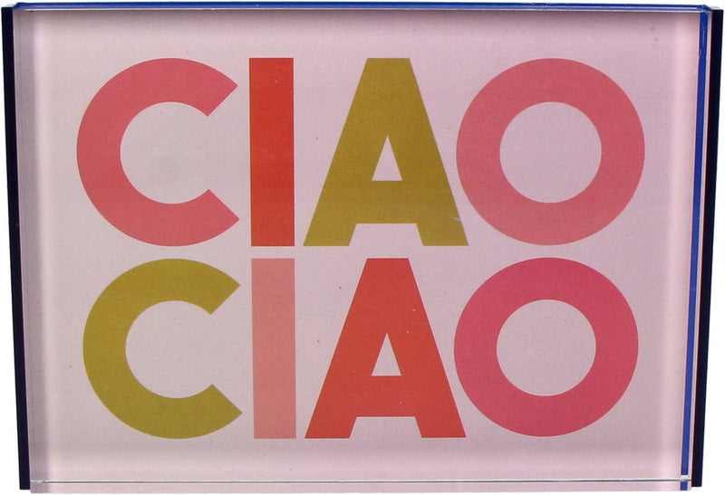Portafoto collezione HD acrilico blu 13x18cm