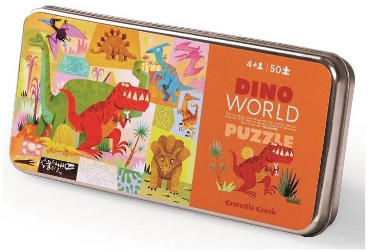 Puzzle di Crocodile Creek Mondo Dino - 50 pezzi