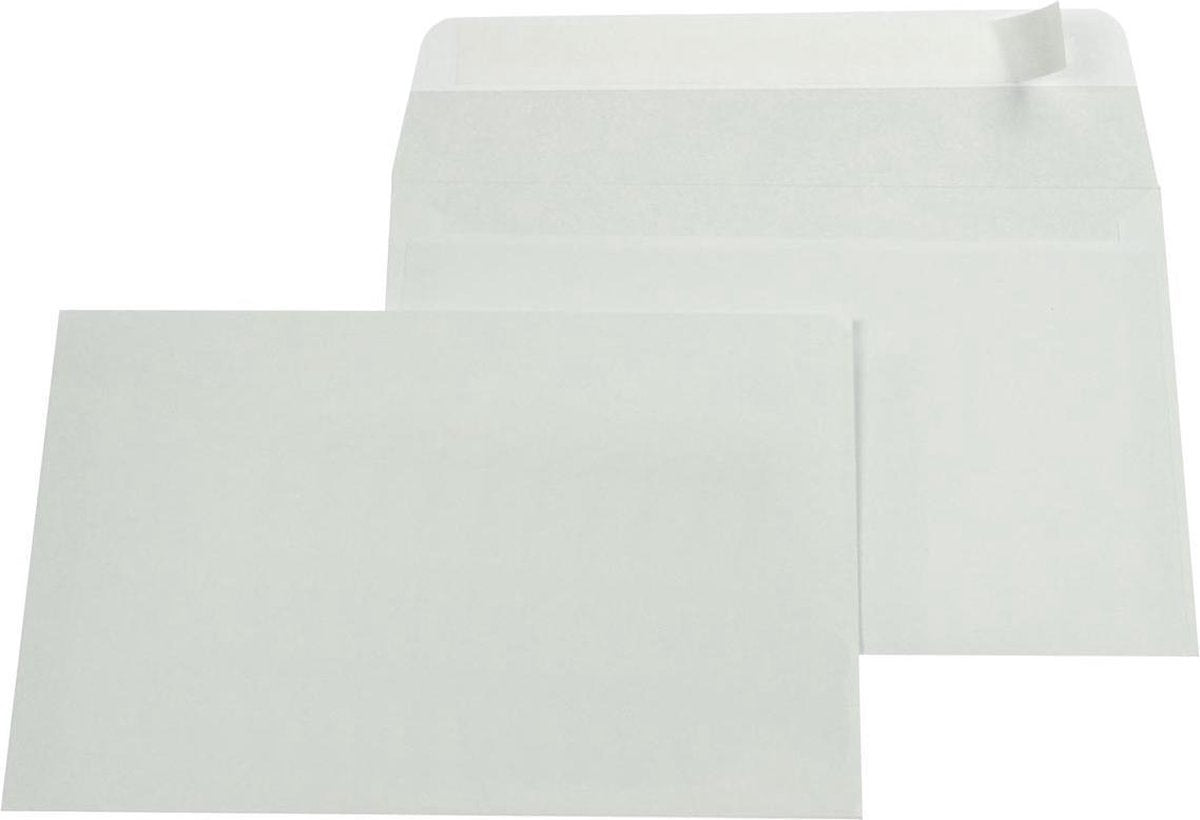 Buste bianche Gallery - 114 x 162 mm - 500 pezzi