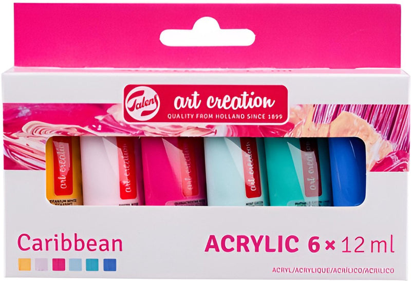 Creazione artistica Talens • set di colori acrilici caraibi 6 x 12 ml