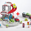 Abrick Garage con trasportatore e auto