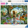 Ravensburger puzzel legpuzzel jungle avontuur - 1000 stukjes dieren.