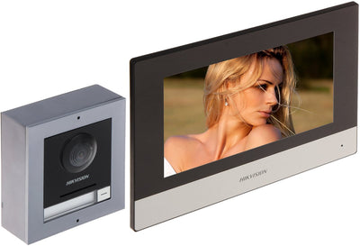 Serie Hikvision y - kit videocitofono 2 fili - 7 touchscreen - modulo wi-fi