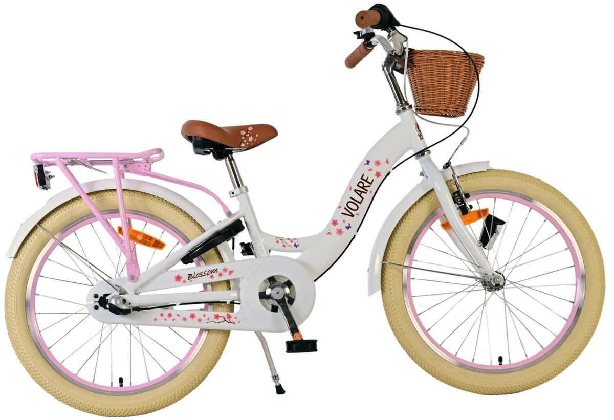 Volare Blossom Bicycle para niños - Niñas - 20 pulgadas - White - Nexus 3 Gears