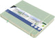 Kangaro sketchbook - a5 landscape - mint - PU hardcover - with elastic and ribbon