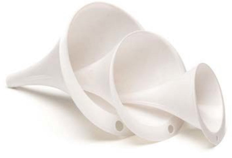 Embudos de cocina para el día a día - Set de embudos de 3 piezas - Accesorios de cocina sin PBA - Embudo de llenado apto para lavavajillas