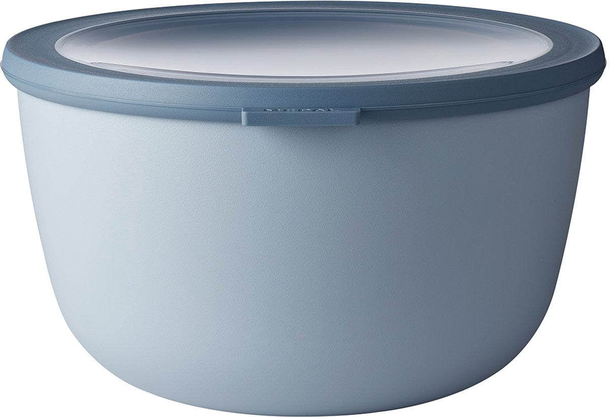 Mepal - contenitore per alimenti multiciotola Cirqula - 3000 ml - rotondo - blu nordico