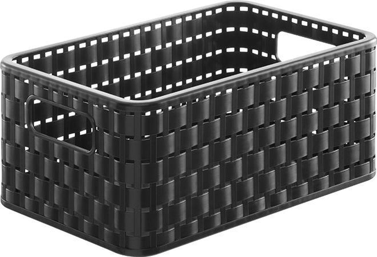 Rotho mand country 28 x 19 x 13 cm a5 antraciet