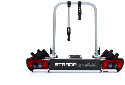 Portabiciclette Atera strada e-bike (m) - per 2 biciclette (elettriche) - portata massima 60 kg - inclinabile - portabiciclette bloccabile - distanza molto ampia tra i binari