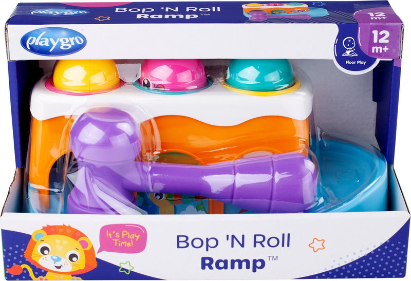 Playgro bop 'n roll rampa - centro de actividades - juguetes bebe con martillo - juguetes bebe - juguetes interactivos bebe - juguetes educativos - regalo maternidad - juguetes bebe