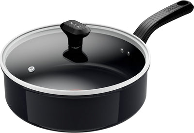 TEFAL COCINA TEFAL TEFAL CAPA CAGE CERAMIC SPAUTE 24 cm sin PFAS con tapa de cerámica antiadherente de cerámica adecuado para inducción