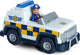 Simba - sam el bombero - policía - 4x4x con figura rosa - vehículo de juguete