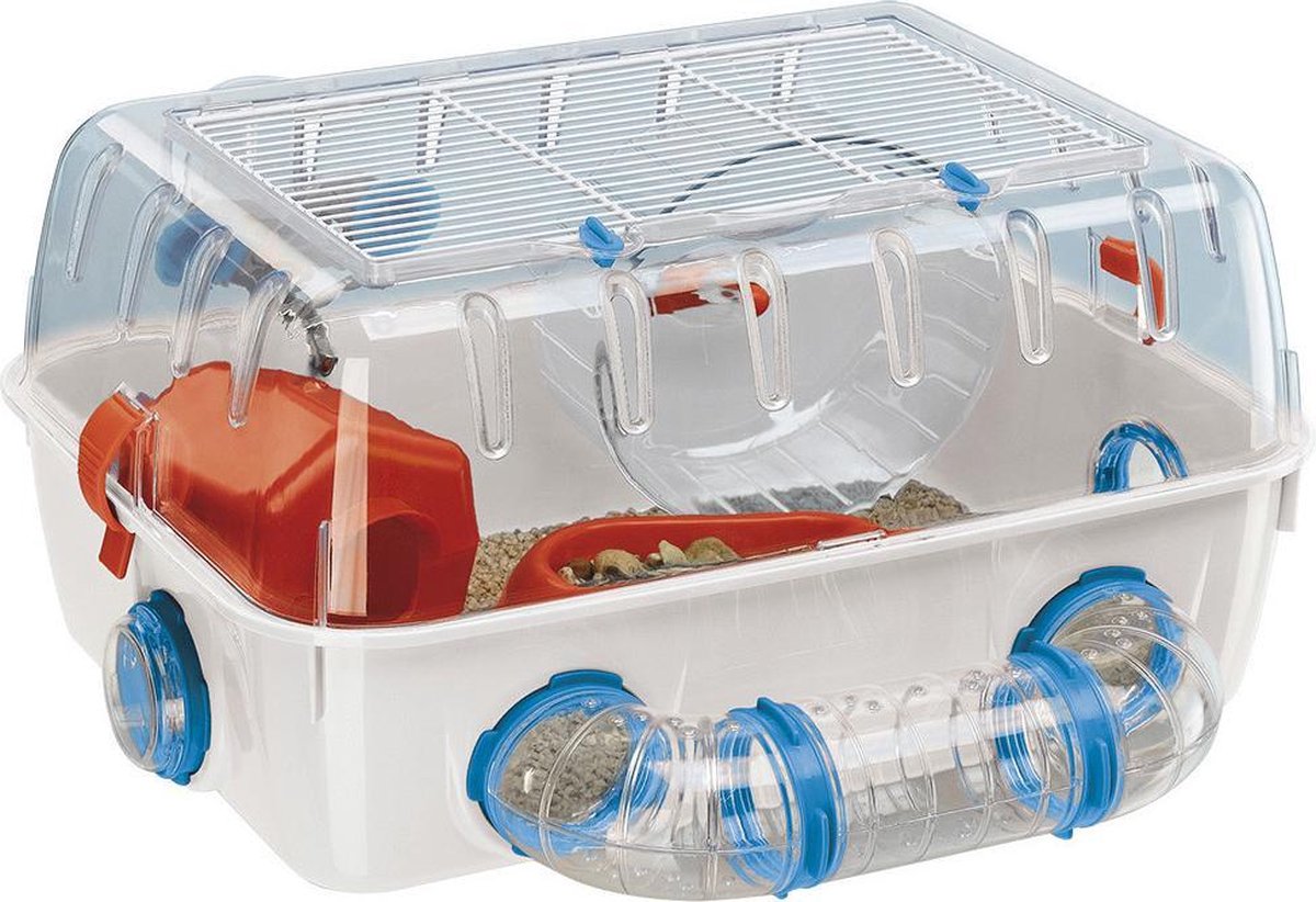 Ferplast Hamsterkooi Combi 1 40.5x29.5x22.5 cm blanco 57923499