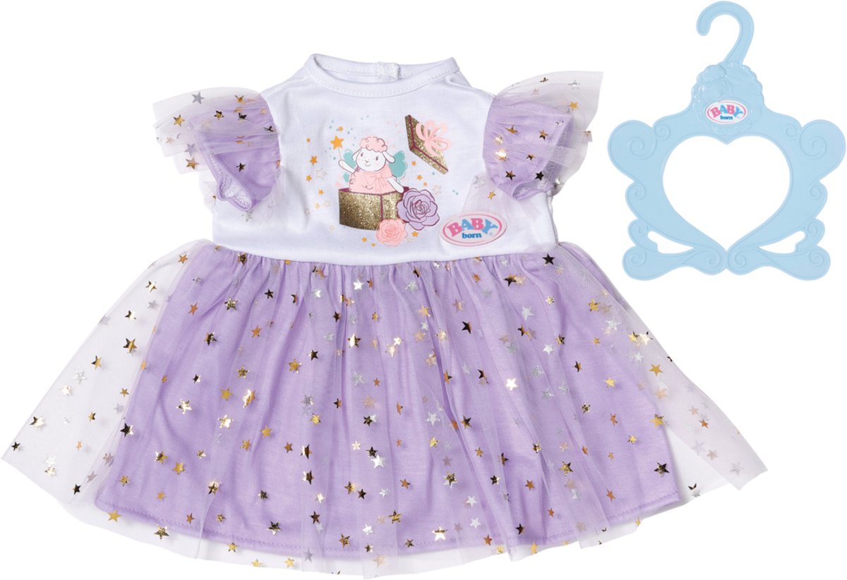 Abito tutù lilla babyborn 43 cm | 2 pezzi