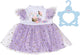 Abito tutù lilla babyborn 43 cm | 2 pezzi