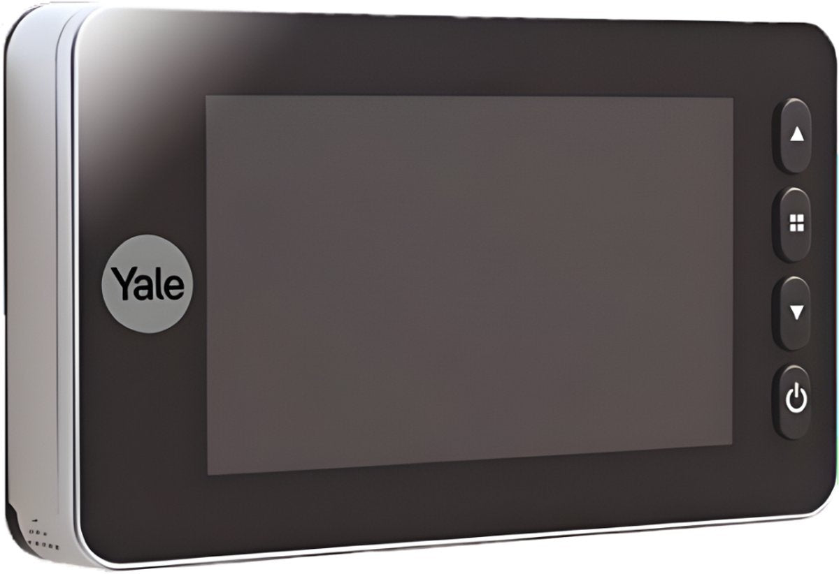 Yale - visor de puerta digital ddv 5800 - plateado - grabación de movimiento