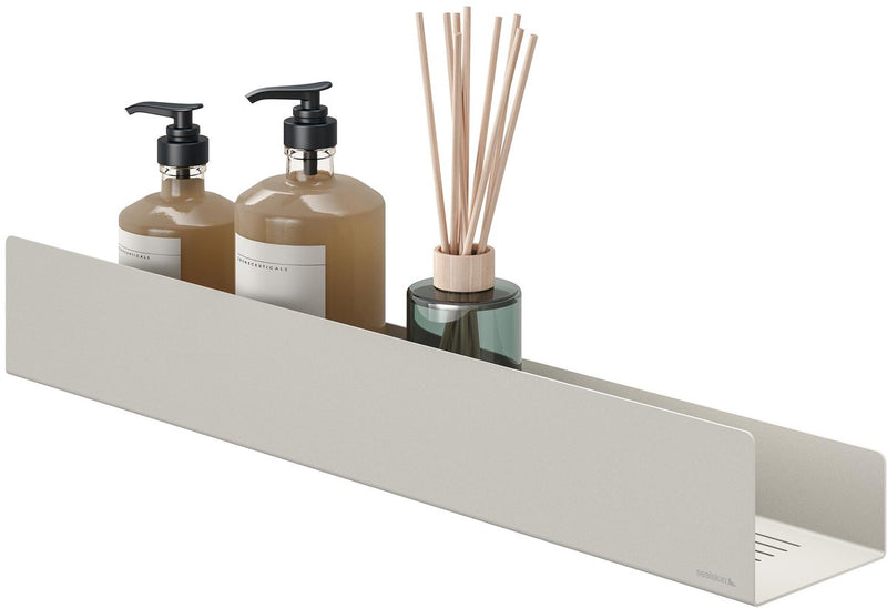 Sealskin brix - piatto doccia - supporto da parete 55 cm - greige - beige - 55 x 10 x 8 cm