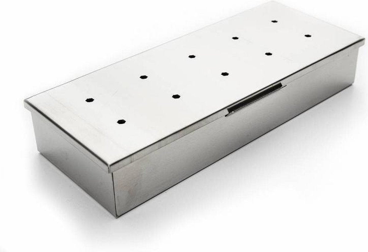 Grill guru - caja para ahumar - caja para ahumar - acero inoxidable