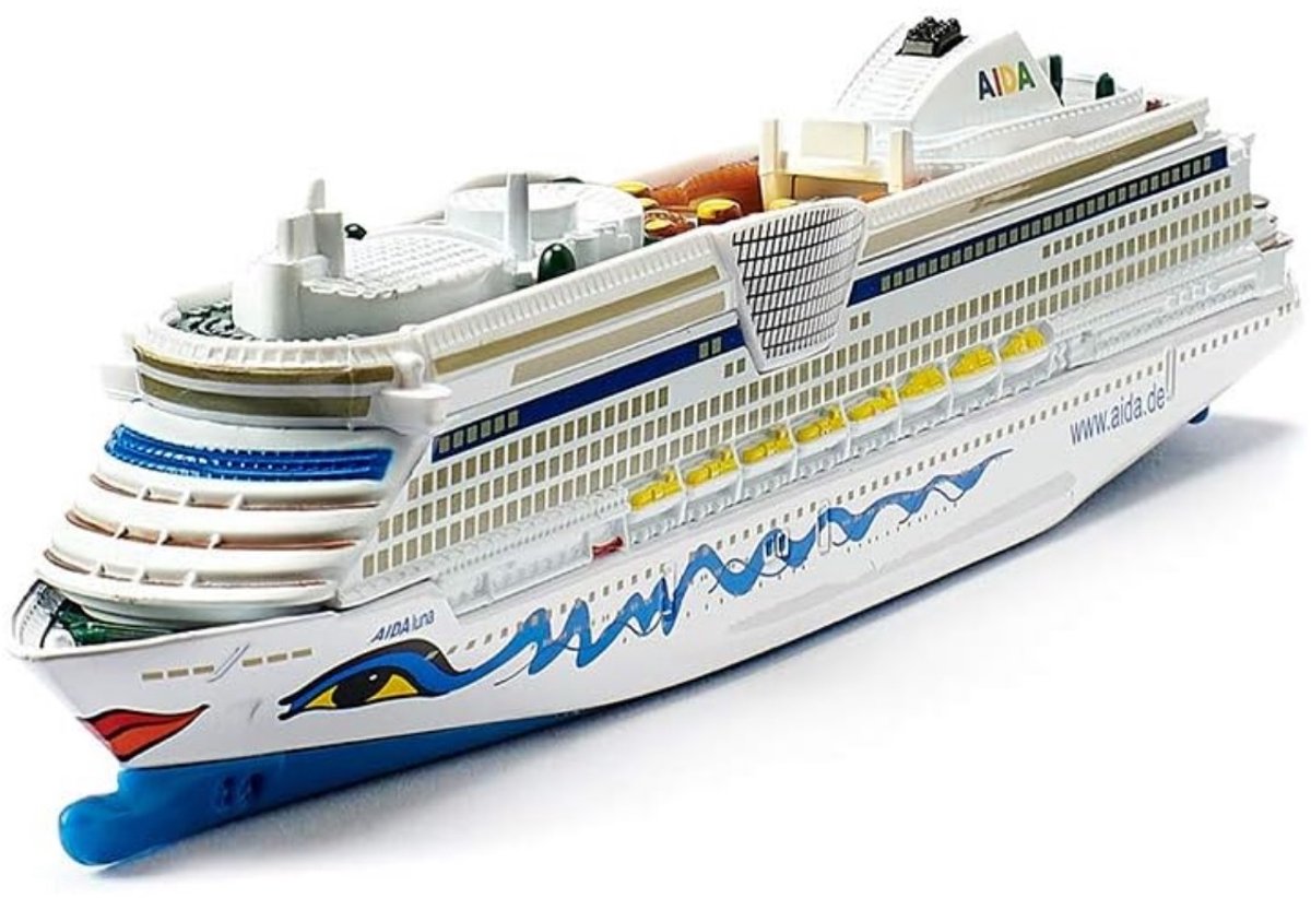 Siku 1720, aidaluna cruise ship, scale 1:1400, metal plastic