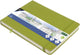Cuaderno de bocetos canguro a5 paisaje - verde lima - tapa dura - con elástico y cinta - k-861239