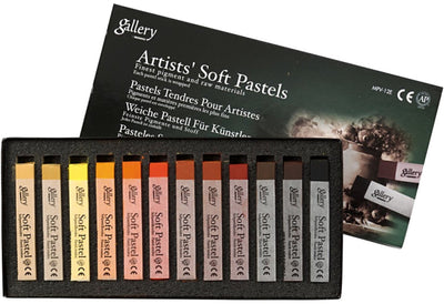 Creative Company Gallery Soft Pastel Set Brown Harmonie, 12st.