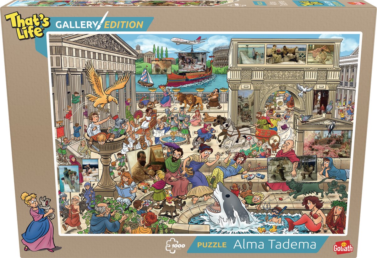 Goliath thats life gallery edition: alma tadema - 1000 pezzi del puzzle - puzzle (68x48 cm)