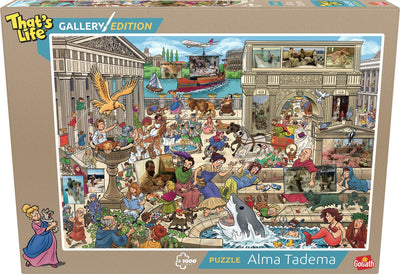 Goliath thats life gallery edition: alma tadema - 1000 puzzle pieces - jigsaw puzzle (68x48cm)
