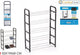 Scarpiera Confortime 104666 nera 50 x 19 x 68 cm