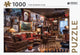 Puzzle Rebo 1000 pezzi - Il barone pub puzzle in cartone.