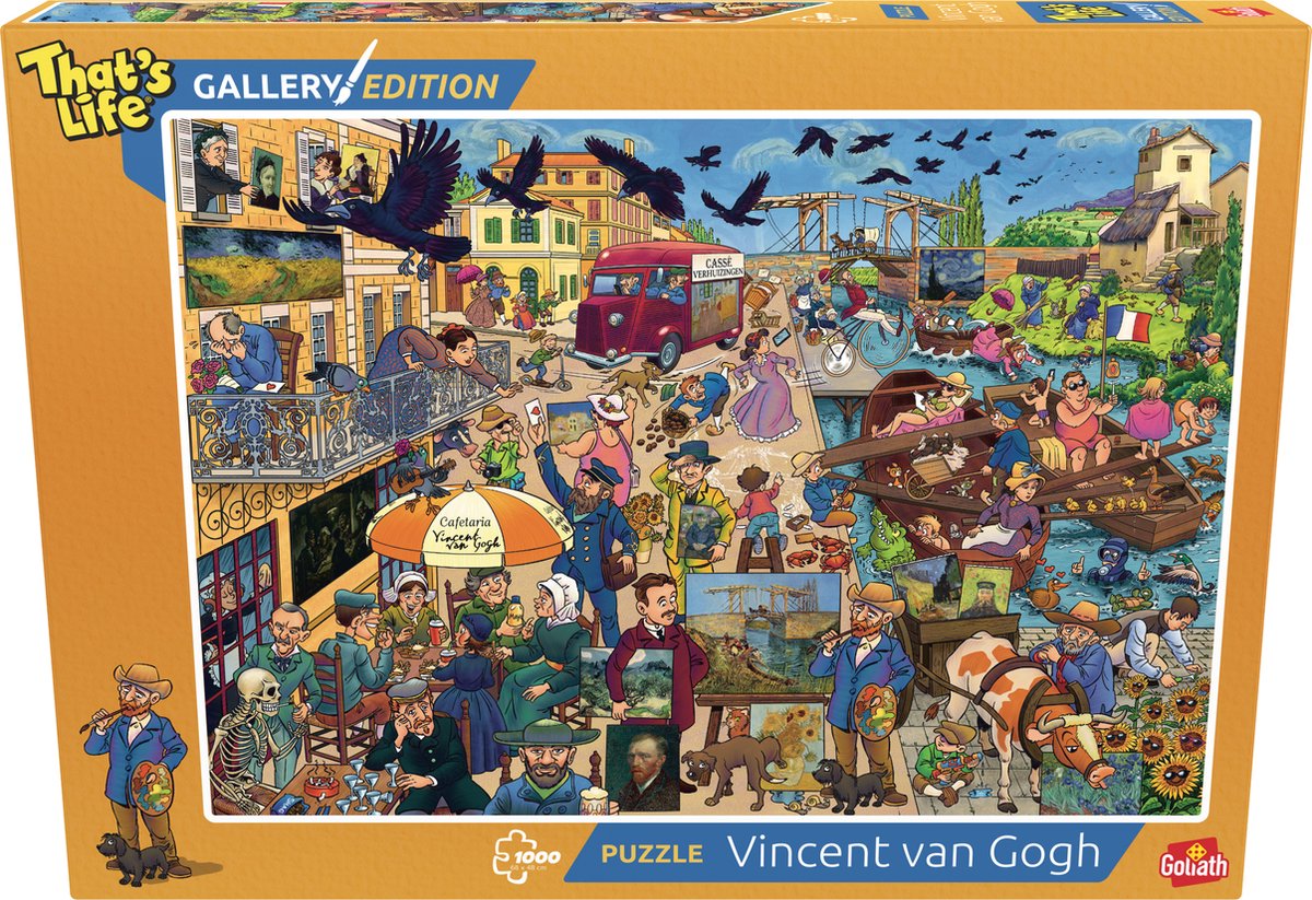 Goliath that's life gallery edition: vincent van gogh '23 - 1000 pezzi del puzzle - puzzle (68x48 cm)