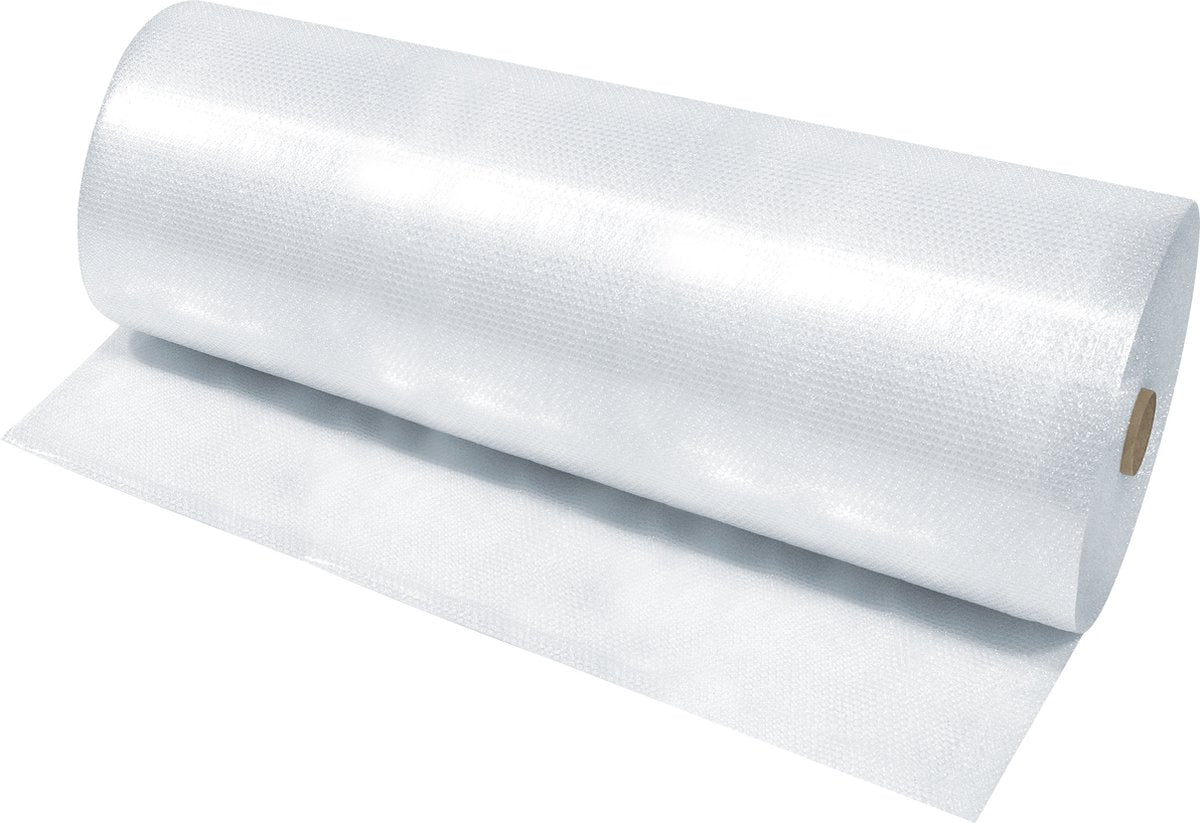 Plástico de burbujas del ayuntamiento sin marca sin marca - 150 cm x 50 m - plástico de burbujas - en rollo - rd-351252