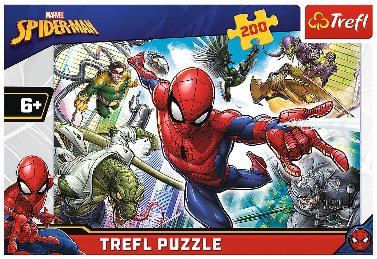 Trefl 200 - nato per essere un supereroe Disney Marvel Spiderman