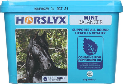 Horslyx mini mint - 650 gram - liksteen - zorgt voor afleiding en helpt verveling te beperken - geschikt voor paarden