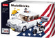 Sluban modelbricks amerikaanse overvallerswagen bouwspeelgoed kinderen vanaf 8 jaar – constructiespeelgoed modelbouw – bouwdoos met 411 bouwstenen – m38-b1099