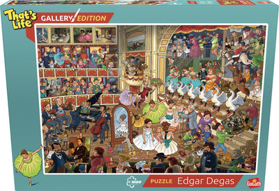 Goliath that's life gallery edition: edgar degas - 1000 pezzi del puzzle - puzzle (68x48 cm)