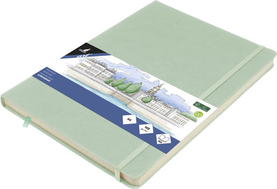 Quaderno per schizzi Kangaro - a4 - nuovo - copertina rigida in pu - con elastico e nastro - k-861244
