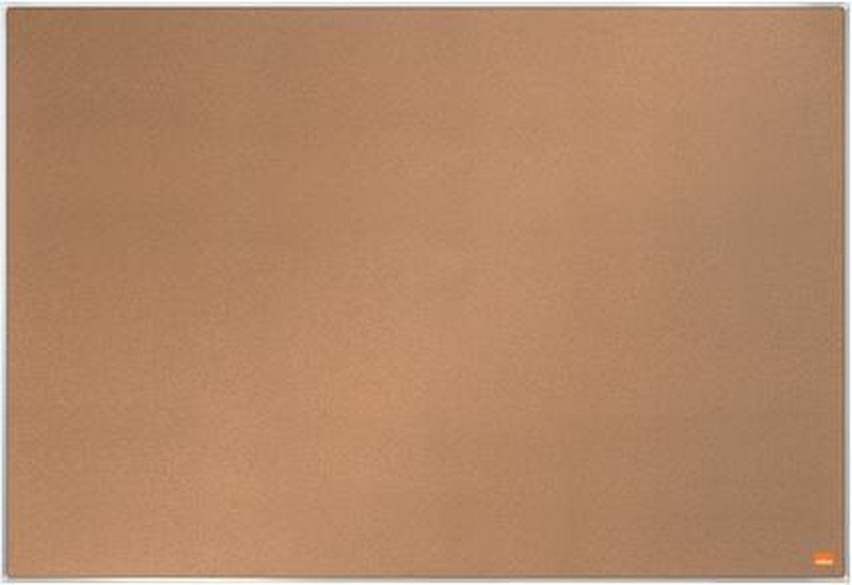 Nobo impression pro memo board bacheca con sughero autoriparante - lavagna bianca 900x600 mm - marrone naturale - agenda