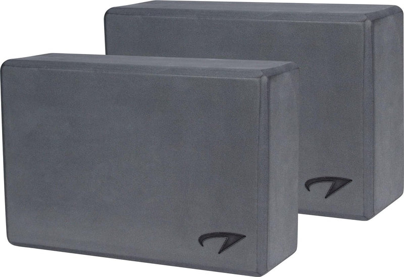 Avento bloque de yoga juego de 2 - espuma - gris
