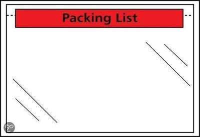 Raadhuis paklijstenvelop - 225x122mm - dl - packing list - 1000 stuks - rd-310301