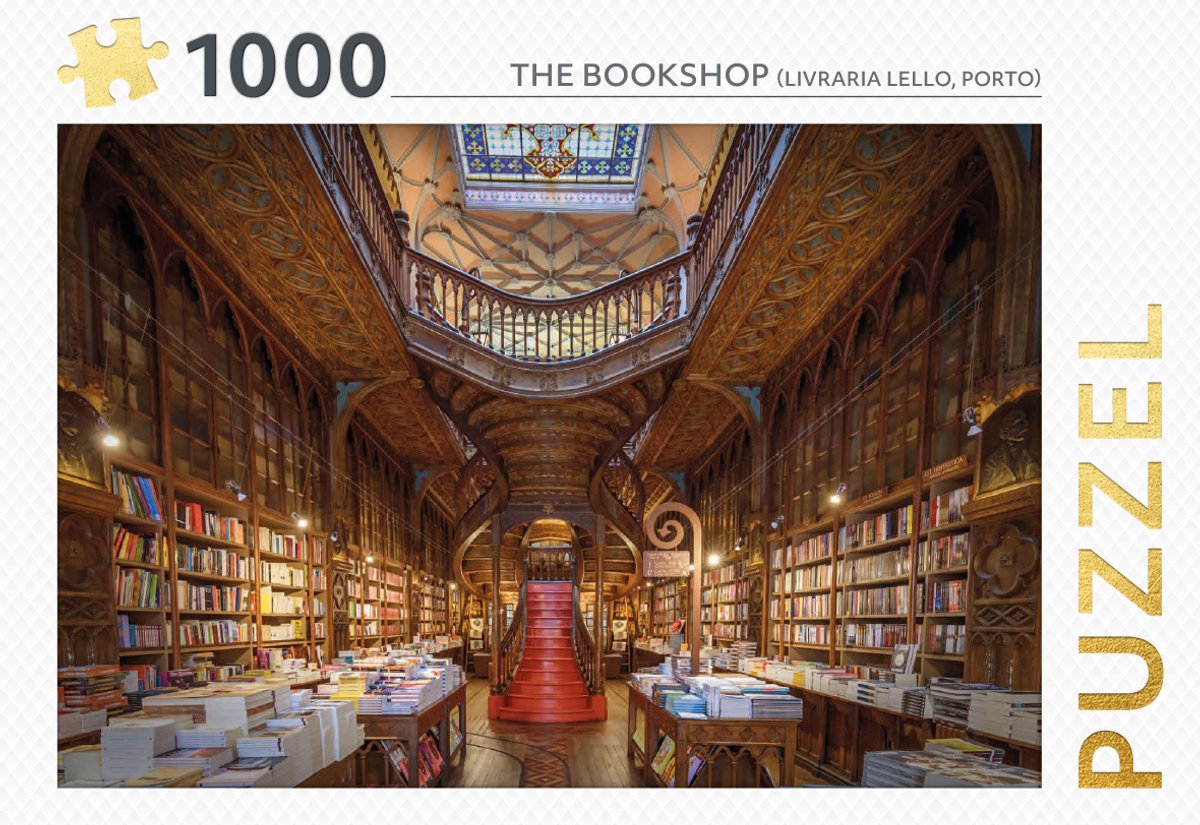 Puzzle Rebo 1.000 pezzi. la libreria.