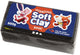 Soft clay - black, 500gr.