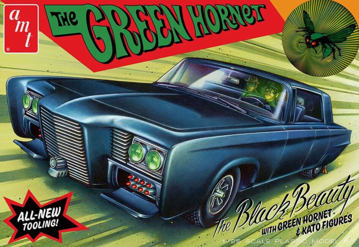 Amt - 1 25 green hornet black beauty - modelbouwsets, hobbybouwspeelgoed voor kinderen, modelverf en accessoires