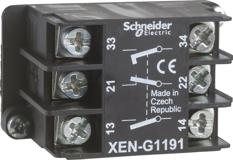 Schneider electric xeng1191 xeng1191 interruttore ausiliario 1x nc, 2x no 1 pezzo(i)