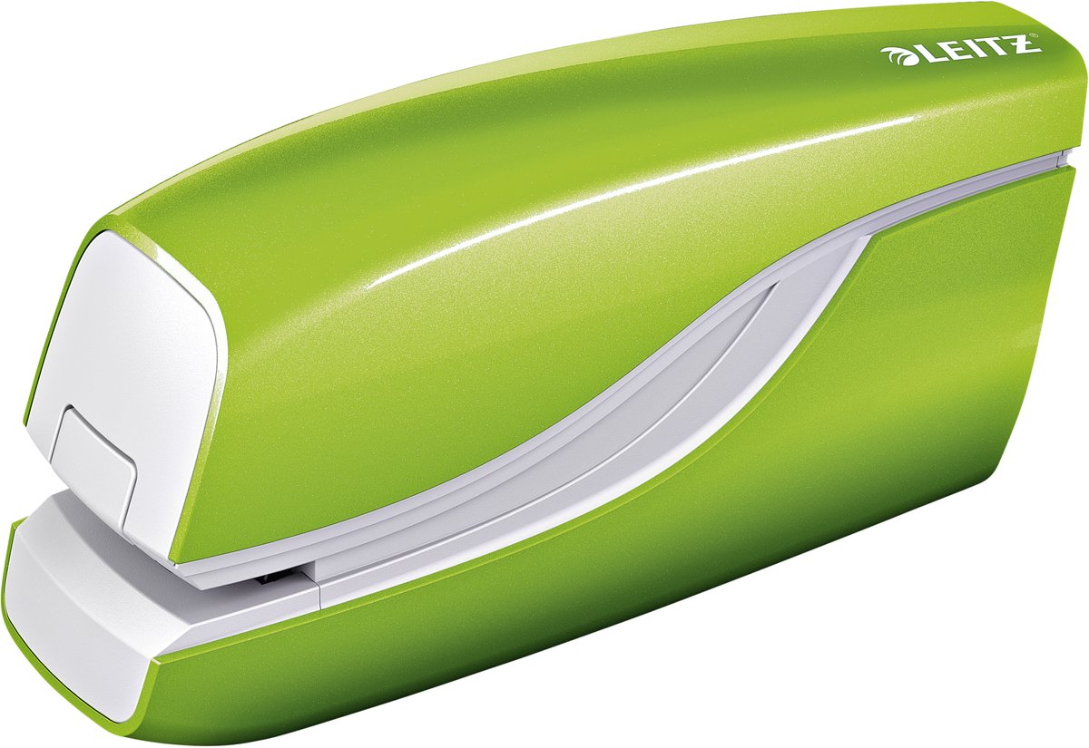 Cucitrice elettrica wow leitz verde 10 fogli metallo plastica