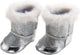 Scarpe bambole argento, 38-45 cm