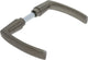 Starx deurklink zilver - deurbeslag - deurkruk blok - aluminium f9