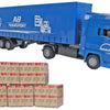 Kids globe man vrachtwagen met oplegger, 30cm