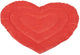 Plaid Coockoo be mine per gatti 50x45x2 cm rosso