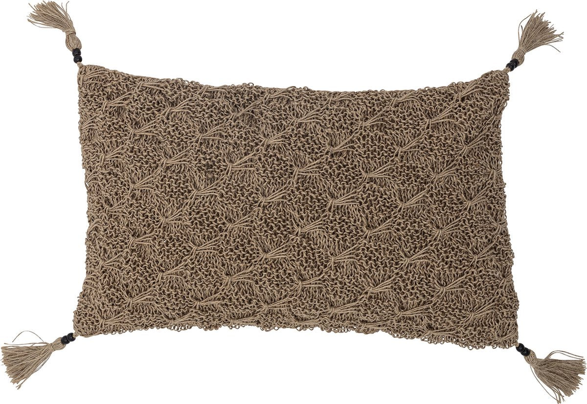 Cuscino leone Bloomingville, marrone, cotone